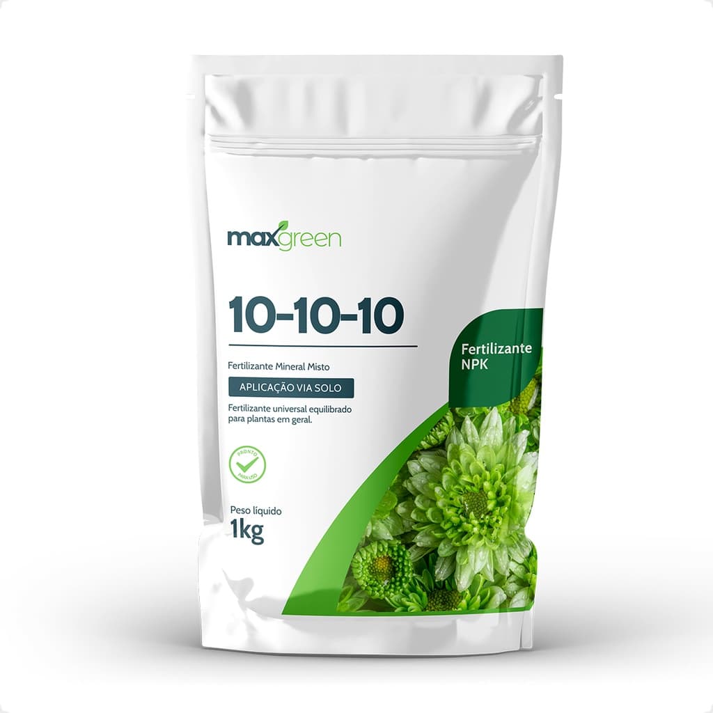 Fertilizante Mineiral  10-10-10 MaxGreen - 1Kg