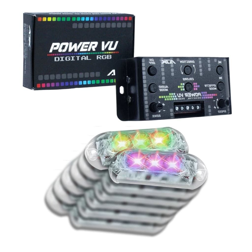 Central AJK Power VU RGB + 20 Faróis RGB AJK 6W