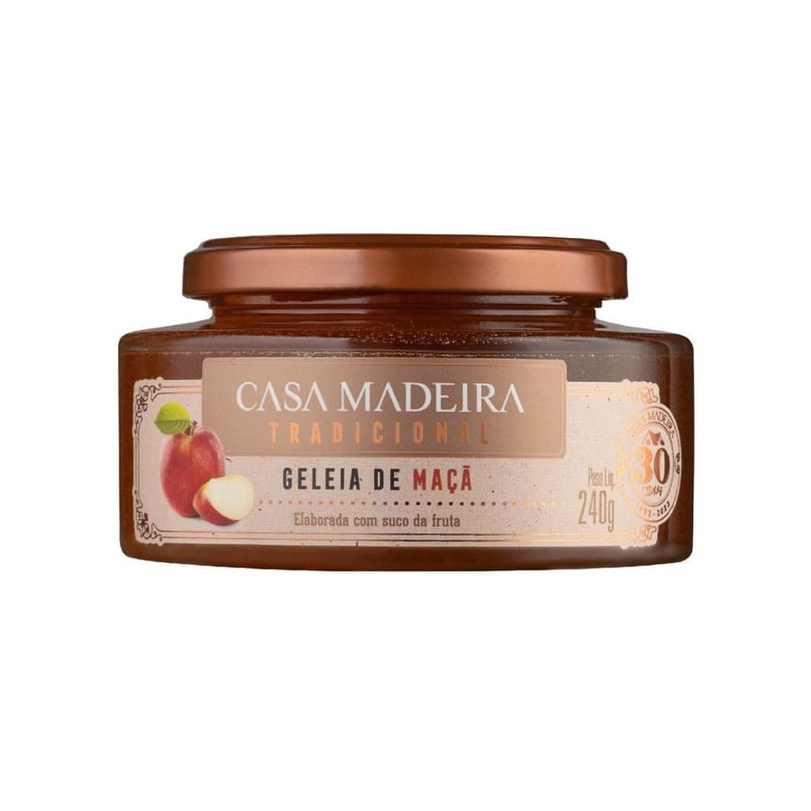 GELEIA GOURMET CASA MADEIRA CASA MADEIRA DE MAÇA 240G