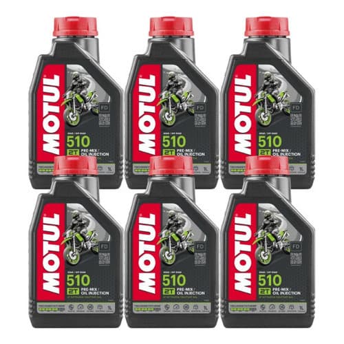 KIT MOTUL 510 2T 6 LITROS