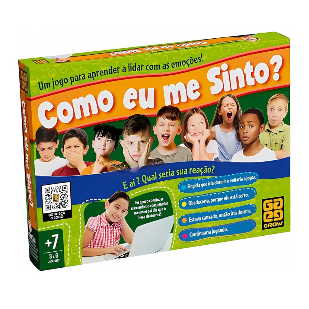 Jogo De Tabuleiro Como Eu Me Sinto? 4693 - Grow