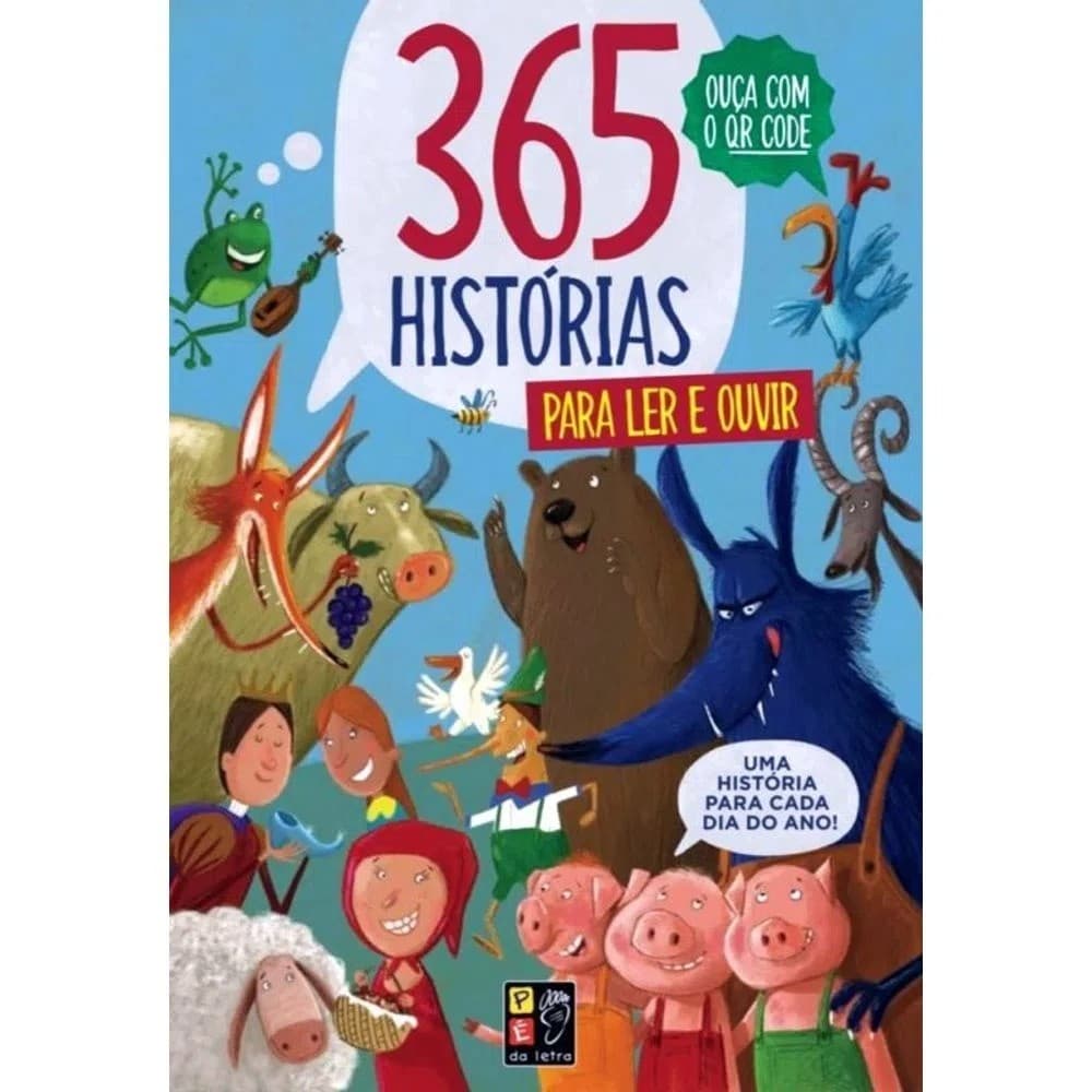 Combo 365 Historias ler e ouvir com QR + 365 Histórias para dormir