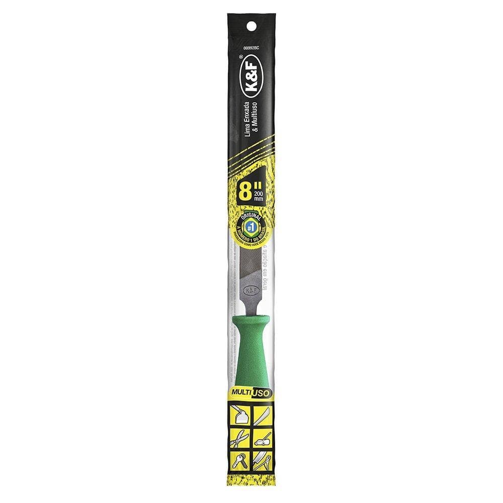 Lima Enxada K&F 8P Blister com Cabo