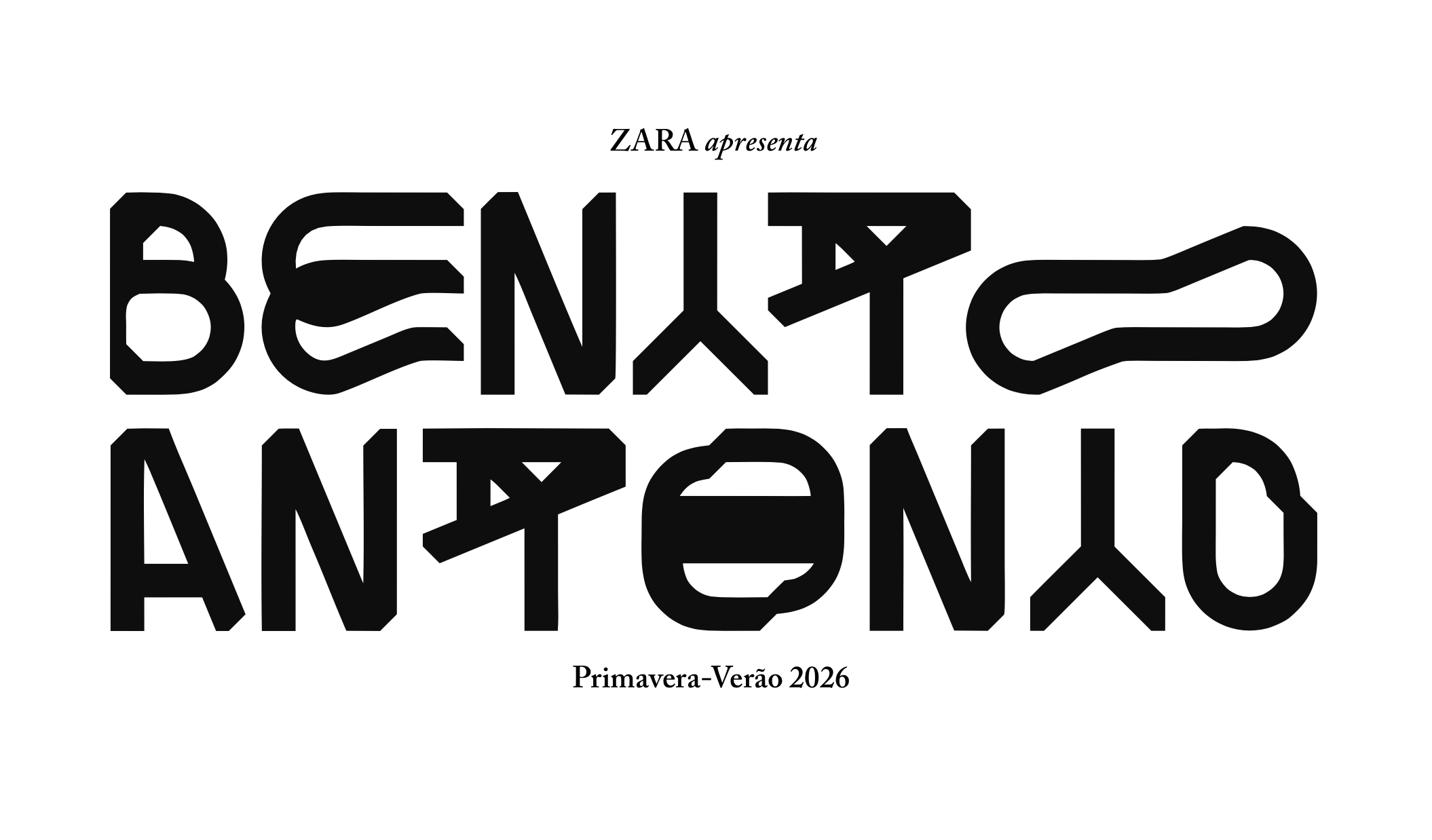 Logo da coleção "Benito Antonio" — Bad Bunny x Zara, Primavera-Verão 2026